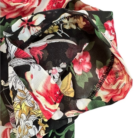 Elan Women’s Floral Short Sleeve Blouse Size 2XL - Picture 9 of 17